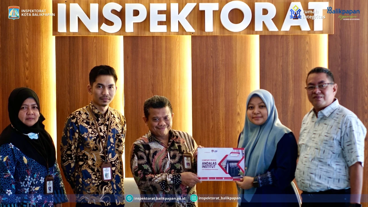 Inspektorat Kota Balikpapan Terima Kunjungan LPP Andalas Institut