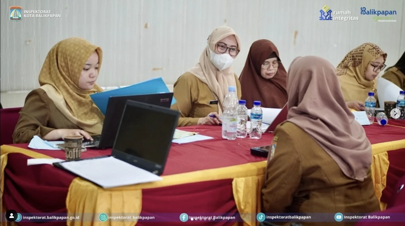 Kegiatan Reviu RKA Perubahan SKPD oleh Inspektorat Kota Balikpapan